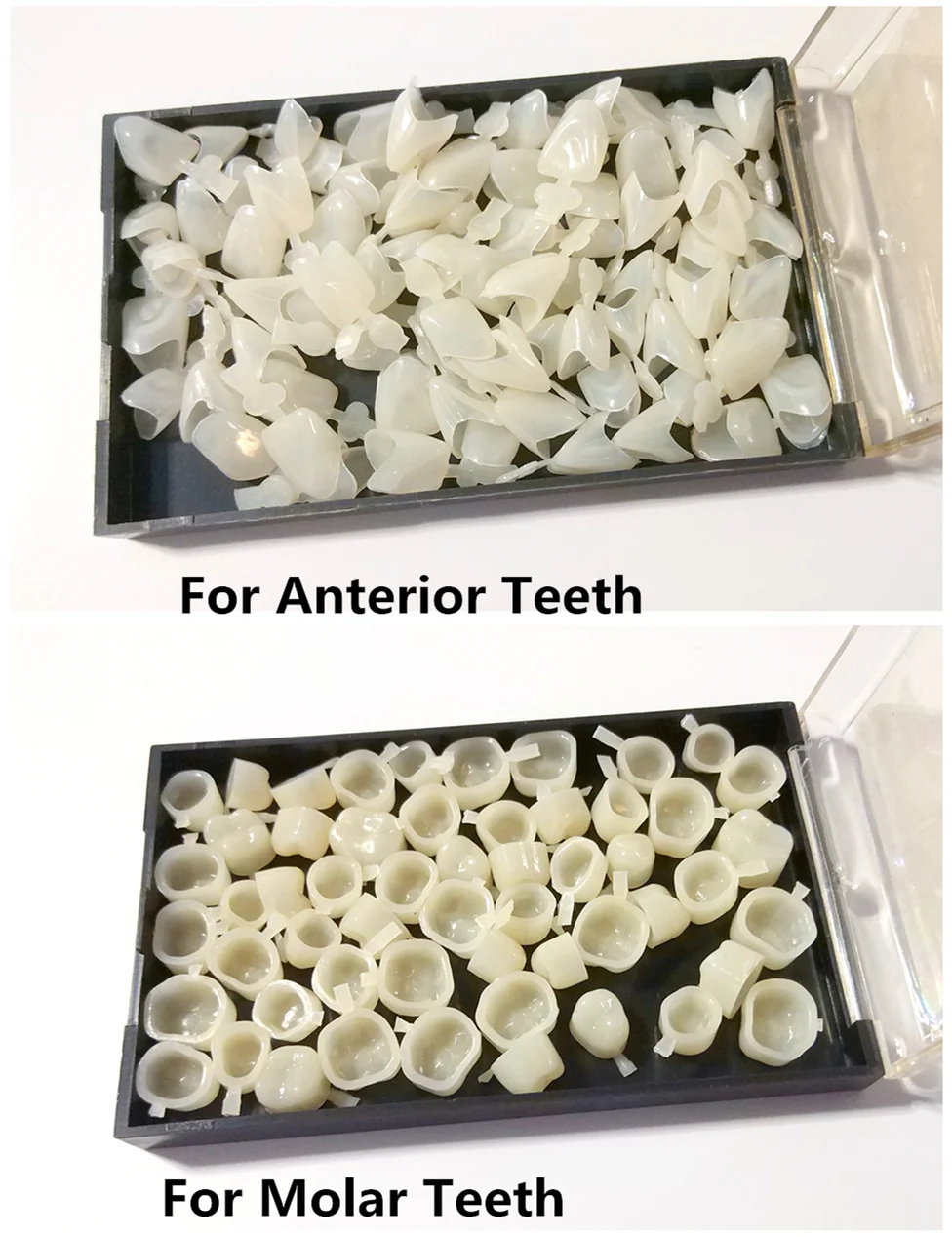 

Стоматологические зубные временные короны, материал для передних и молярных зубных виниров, 2 упаковки