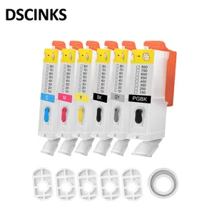 Картриджи Перезаправляемые, 6 шт., один набор PGI-150 CLI-151 для Canon MG5610, MG6310, MG6610, MG7110, MG7510, IP8710, с чипами ARC