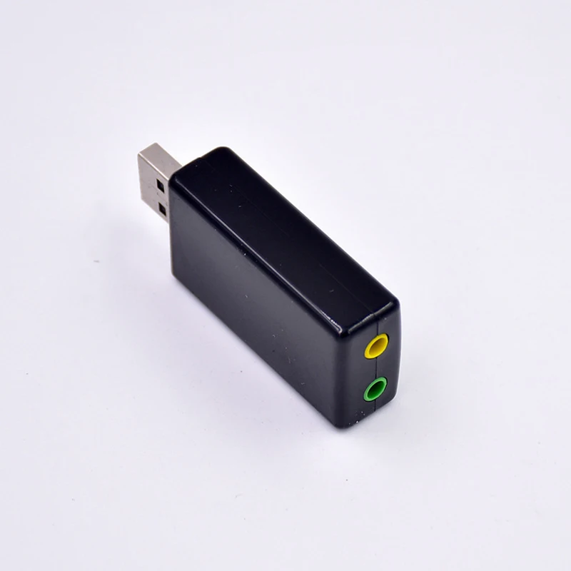 Внешняя звуковая карта USB адаптер для 3D аудио 7 1 каналов профессиональная