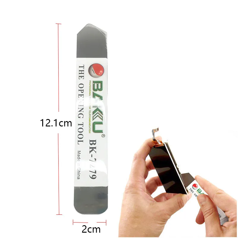 

BAKU профессиональные металлические инструменты для ручного открытия, гибкий стальной лом для iPhone iPad iPod, мобильного телефона, планшета, разборного ремонта