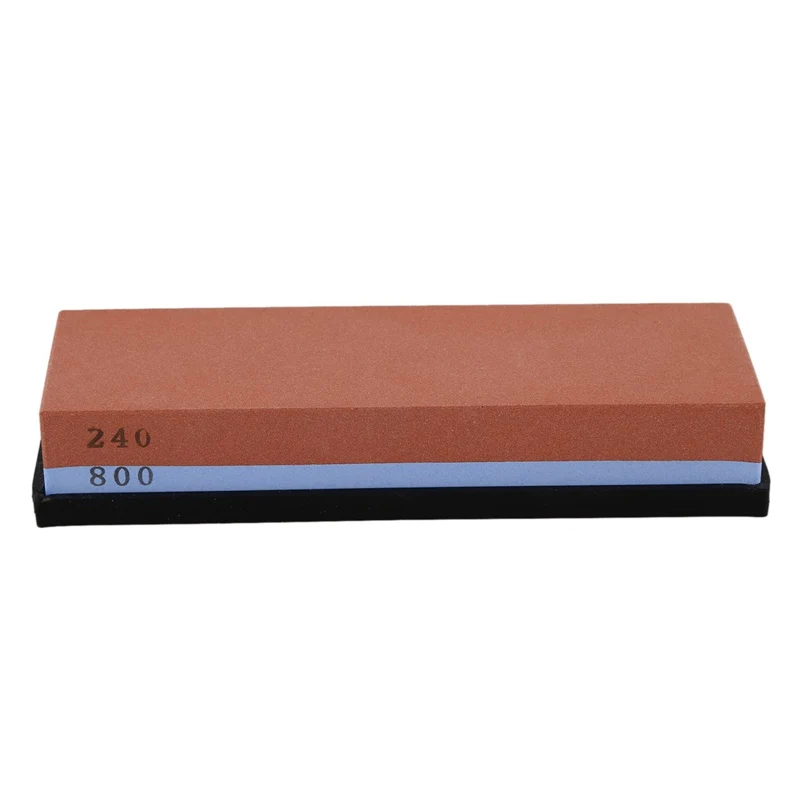 240/800 зернистый двухсторонний нож точильный камень с основанием | Дом и сад