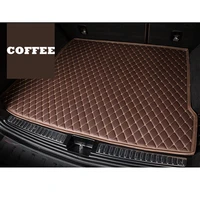 pu leather car trunk mat for land rover range rover sport evoque discovery 4 freelander lr2 rover 75 defender car accessories