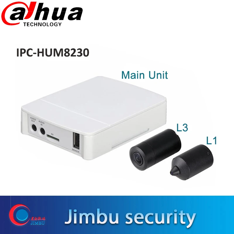 Скрытая супер мини IP камера Dahua 2 МП стандартная H.265 PoE с блоком памяти L1 и L3 Micro SD
