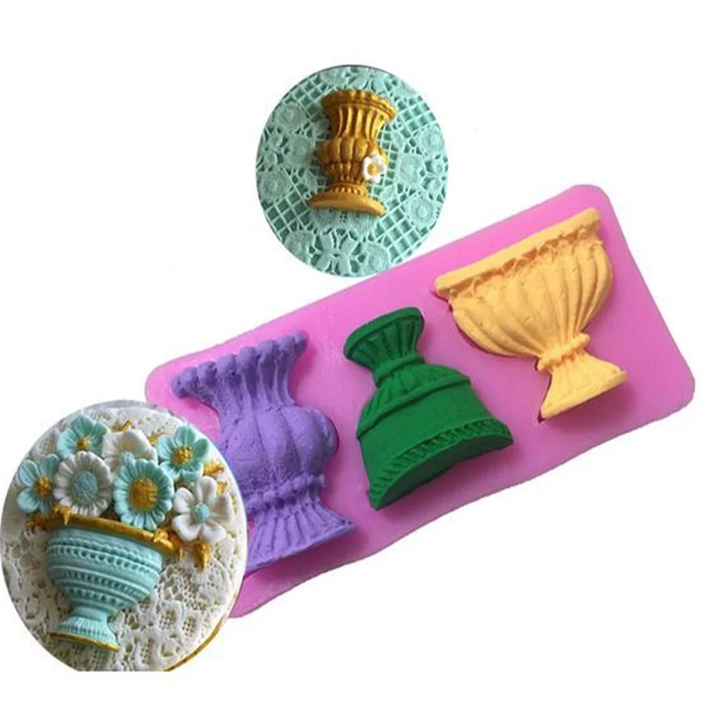 

European-style Decorative Vase Liquid Silicone Cake Mold/Pastry Mould/Jello Pudding/Chocolate Molds/Ice Cube