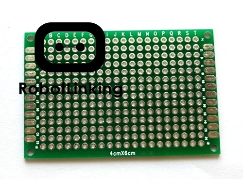 Бесплатная доставка 4 шт. 5x7 4x6 3x7 2x8 см двухсторонний медный Прототип pcb