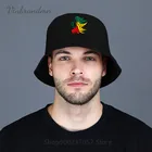Панама Rasta Lion Jamaica, модная Панама в стиле хип-хоп, крутая музыкальная Кепка в стиле короля Львов растафари, Прямая поставка