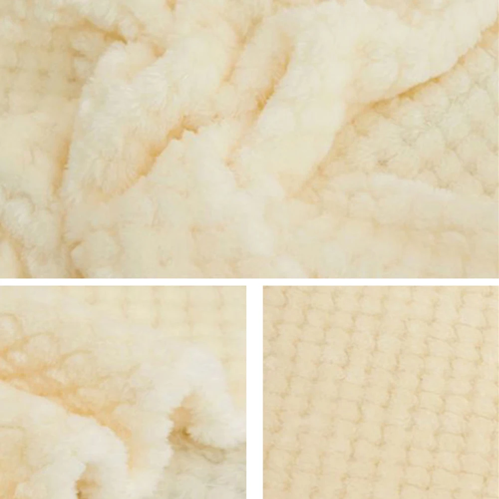 Зимний теплый сетчатый мягкий фланелевый ковер для кровати дивана с ананасовой