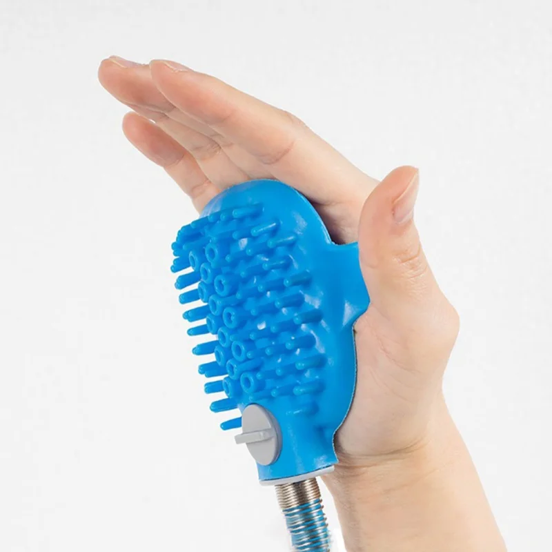 

Dog Scrubber Sprayer Pet Bath Nozzle Bathing Tool Comfortable Massager Shower Tool Cleaning Washing Bath Sprayers Palm-Sized YK