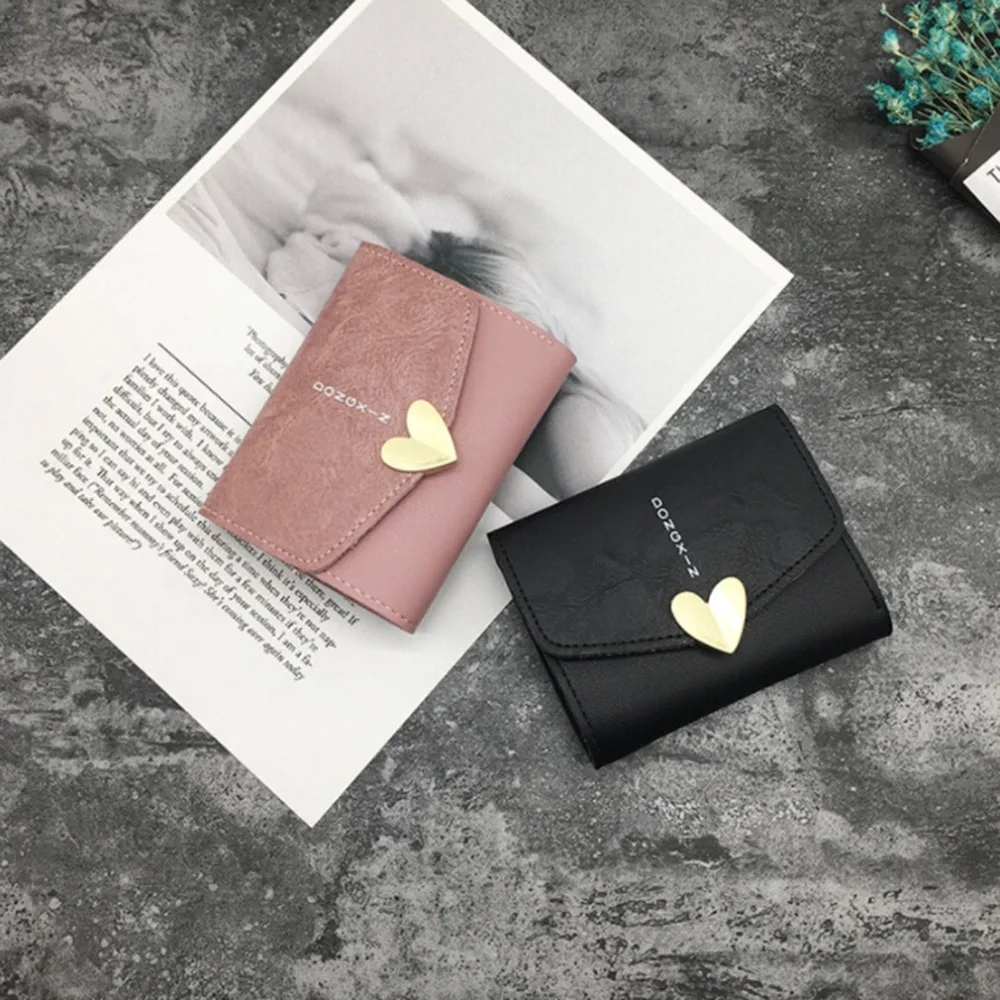

New Women's Cute Fashion Purse Leather Zip Wallet Coin Card Holder Soft Leather Phone Card Female Clutch Bags For Women 2019