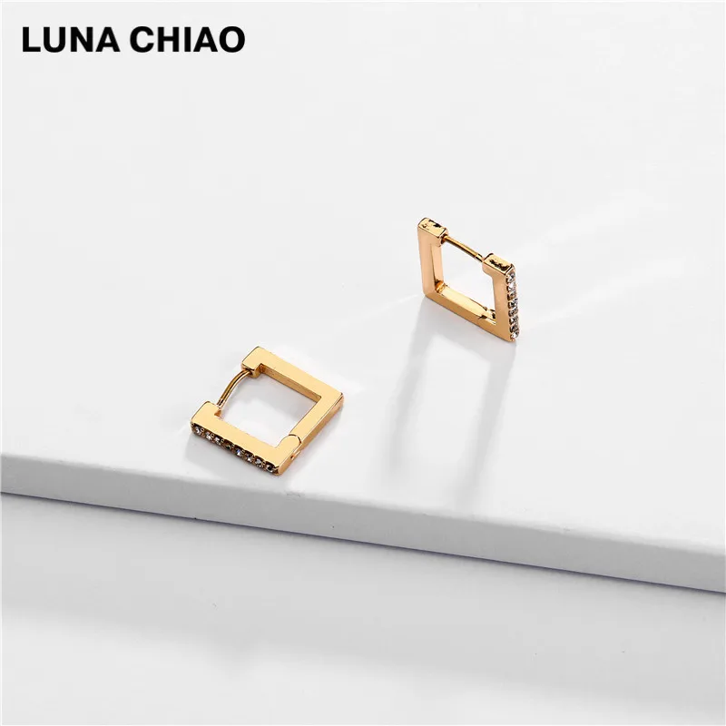 A0858WT LUNA CHIAO, модное ювелирное изделие, лето, популярные мини обручи, серьги, кость уха, манжета, эмалированные серьги-манжеты, серьги Huggie - Окраска металла: A0858WT