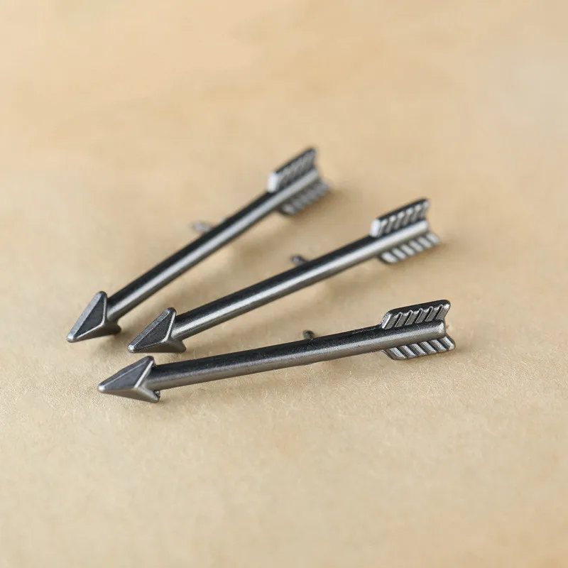 Мужской модный галстук в виде стрелки заколка аксессуары для свадьбы делового