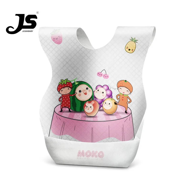 

Jusanbaby Baby bib waterproof feeding saliva towel siliecon baby bibs one time accessories kids and girl things disposablen