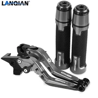 motorcycle cnc brake clutch levers handlebar knobs handle hand grip ends for suzuki gs500e 1994 1995 1996 1997 1998