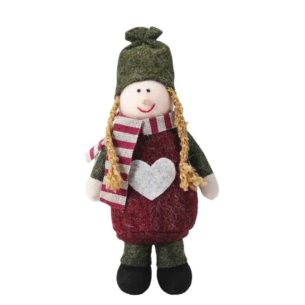 Санта Клаус снеговик украшения игрушка куклы дверь дерево висит детский подарок