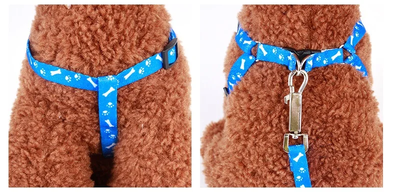 200 шт. 1*120 см поводок для собак с нейлоновой печатью регулируемый щенков кошек