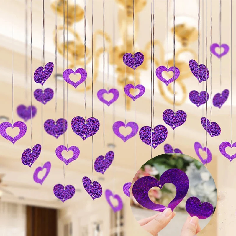 

100pcs/balloon Five-pointed Star Heart-shaped Sequin Pendant Decoration Balloon Accessories Wedding Room Birthday Decoration