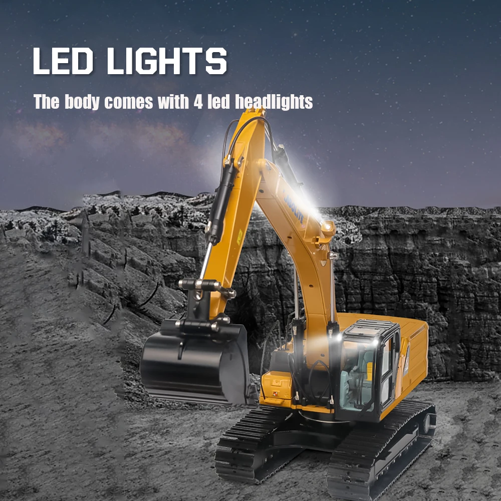 huina toys 116 rc грузовик гусеница сплав