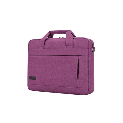 Purple (14inch ) Модная вместительная сумка для ноутбука для мужчин и женщин, дорожный портфель, деловая сумка для ноутбука 14 15 дюймов Macbook Pro PC - Цвет: Purple (14inch )