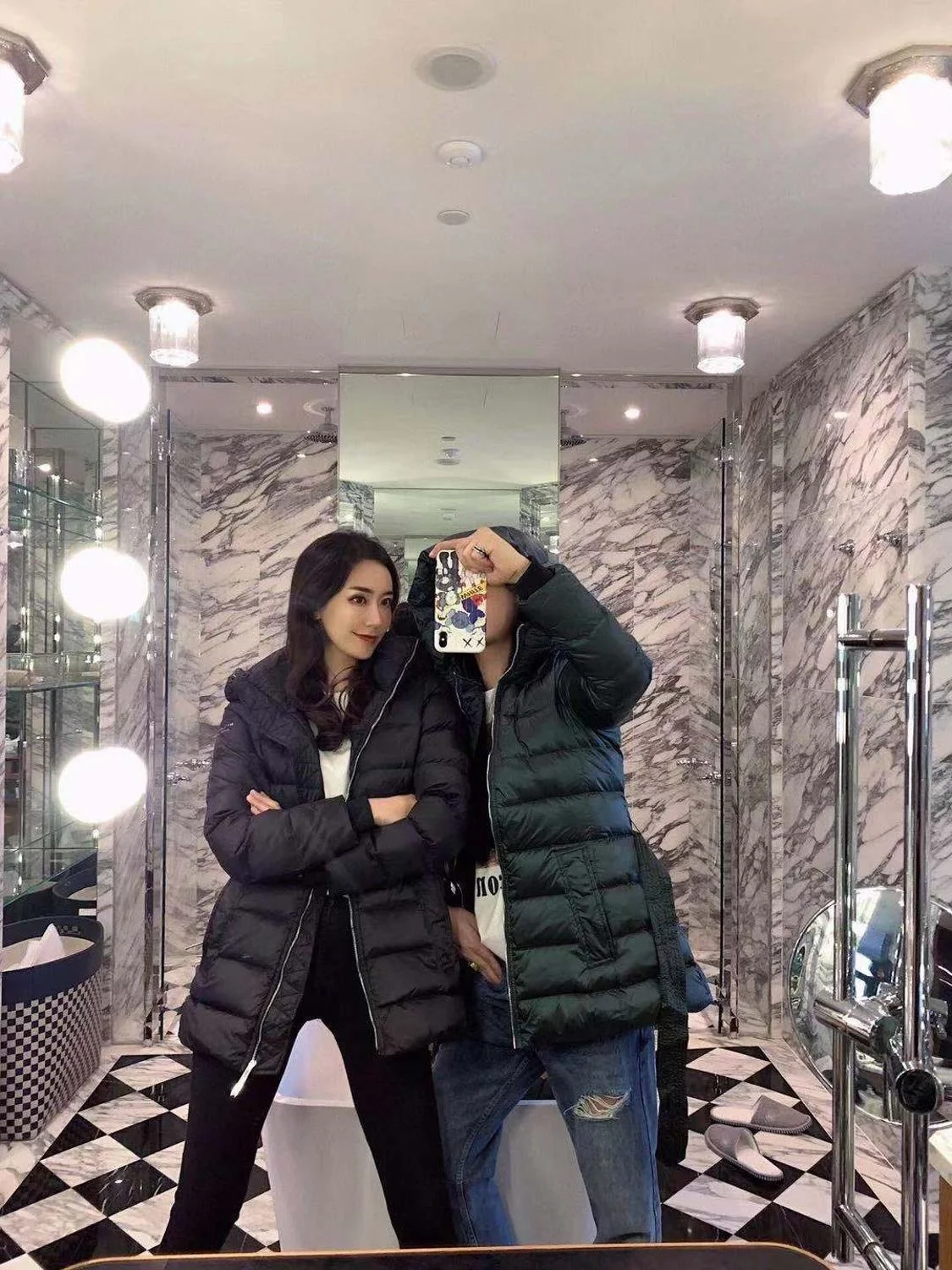 

SHZQ Women's Slim Down Jacket Winter Fashion Hooded Jacket Thickened Warm