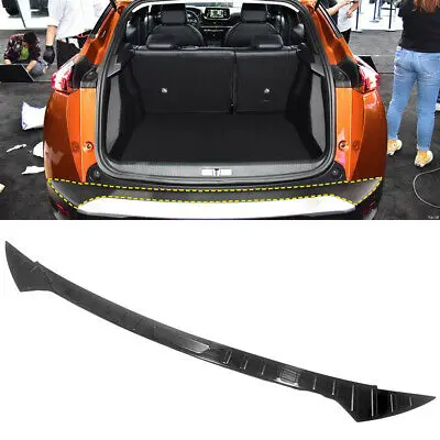 

Steel Black Outer Rear Bumper Protector Sill Plate Cover For Peugeot 2008 2020
