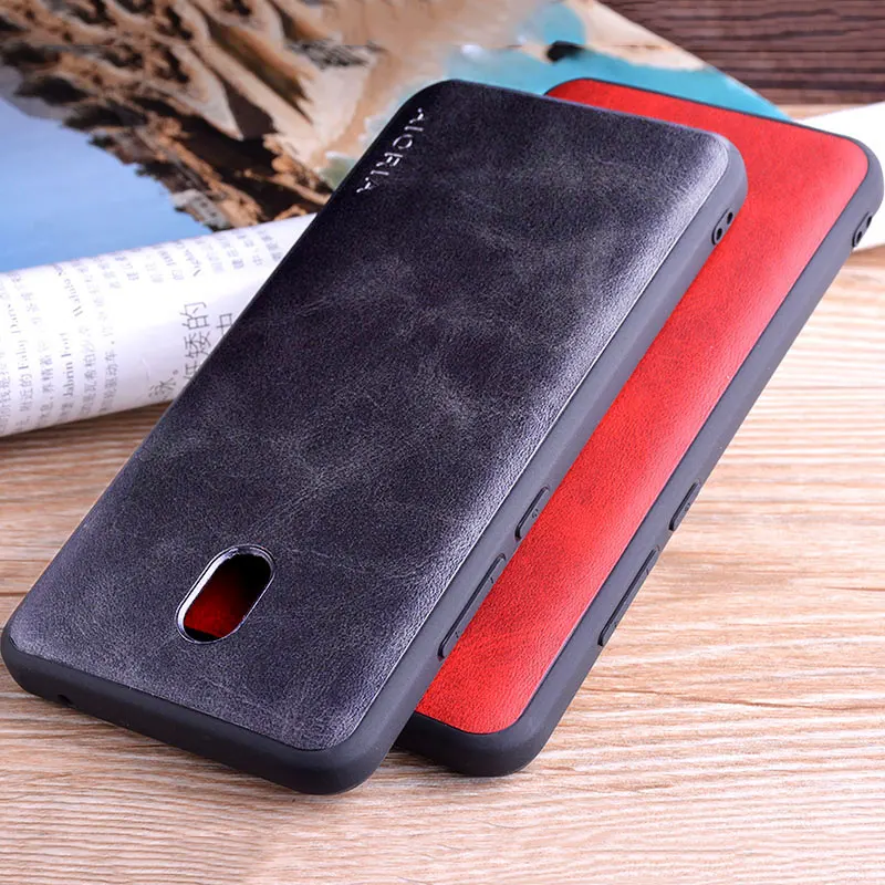 Чехол для xiaomi redmi 8a роскошный винтажный кожаный чехол телефона Xiaomi Redmi 8A funda Business