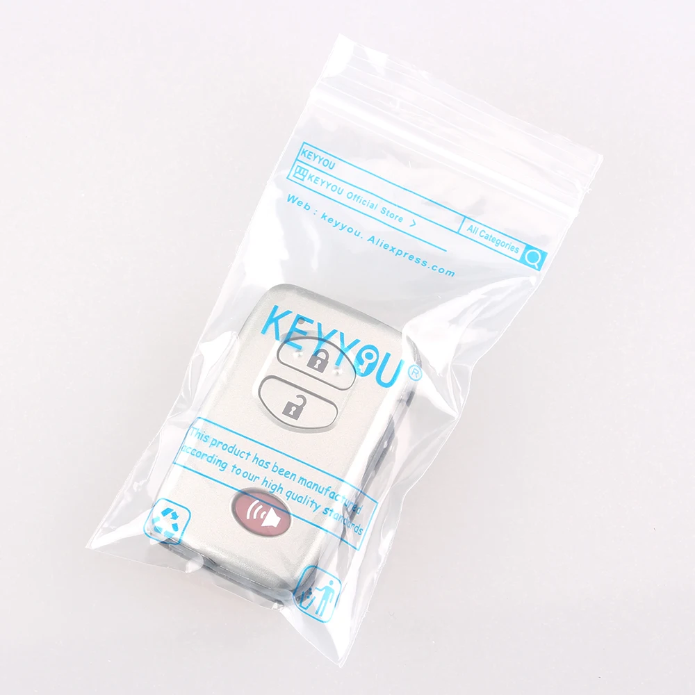 Чехол KEYYOU Smar для дистанционного ключа чехол автомобильного с 3 кнопками Toyota Highlander