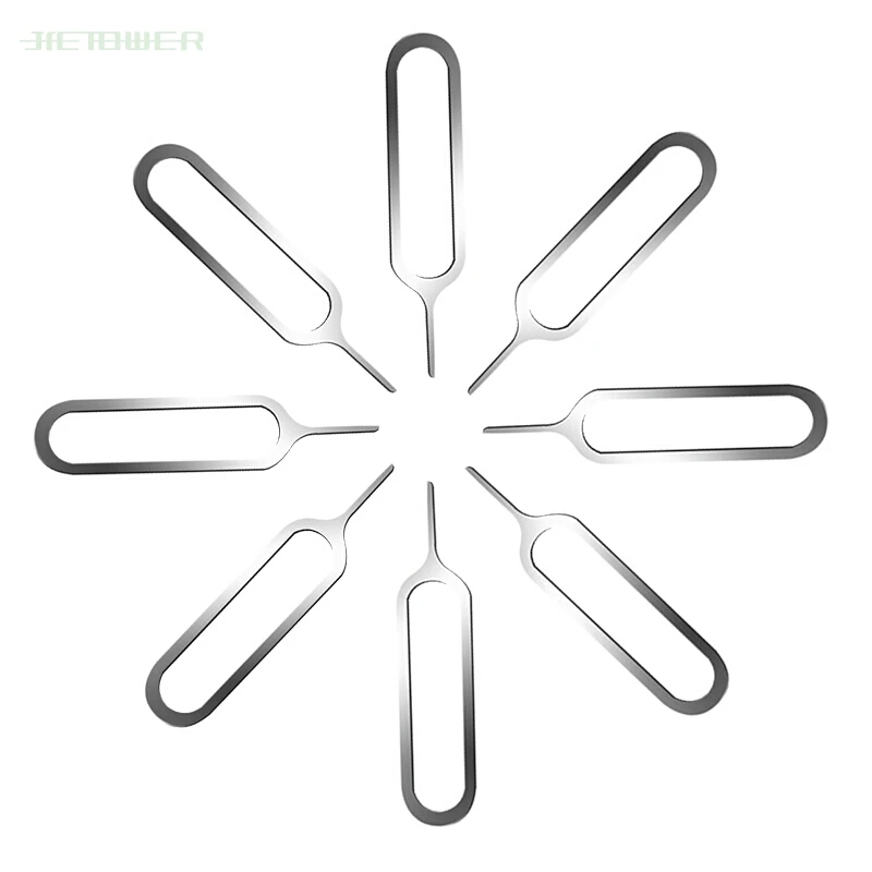 5000 шт./лот металлическая игла для извлечения лотка SIM карты iPhone 7 plus 8 X iPad Samsung S7 S8