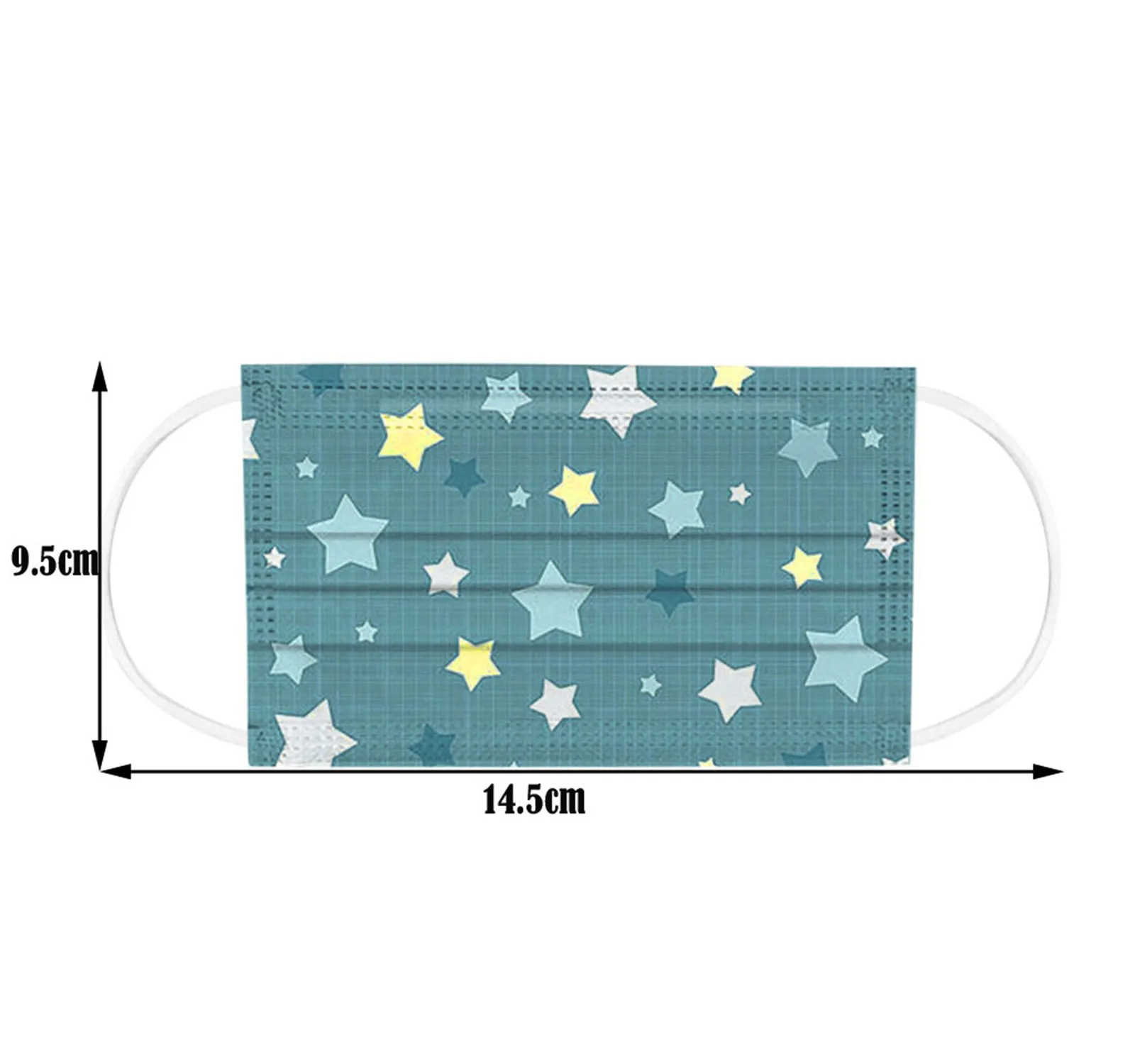 

Children's Mask Mascarillas Three-layer Protective Dust-proof Cartoon Printed Disposable Mask Breathable
