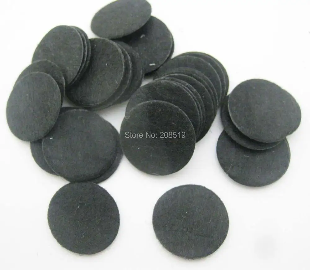 Нашивки из фетра PANOVK нетканые разных размеров в круглые точки 100 ручной работы