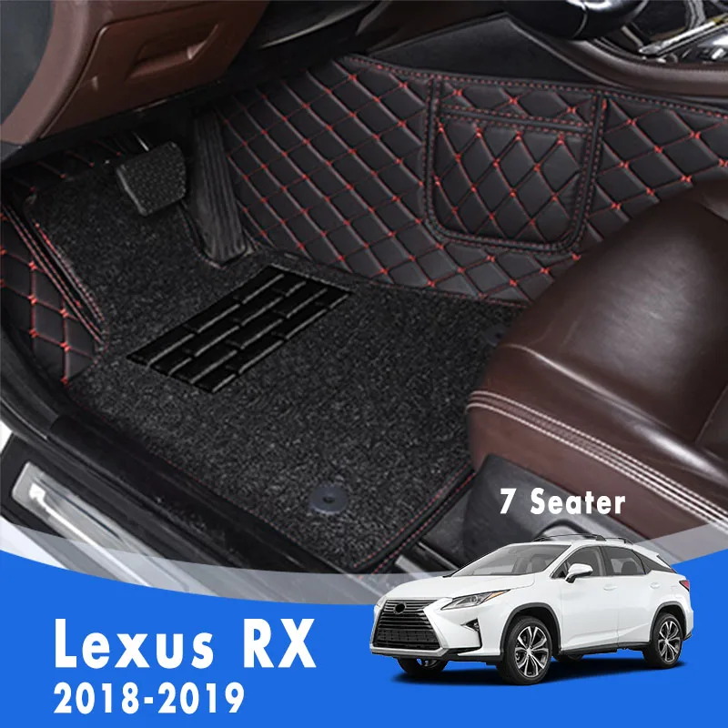 

Двухслойный автомобильный коврик для Lexus RX 2019, 2018 (7 мест)