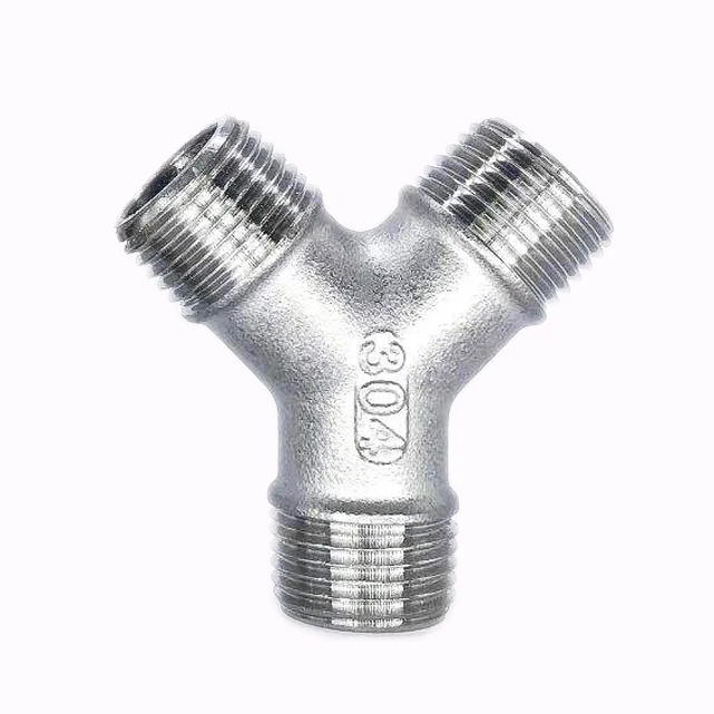 DN15 DN20 DN25 тип три способа внутренней резьбовой трубы фитинги Мужской