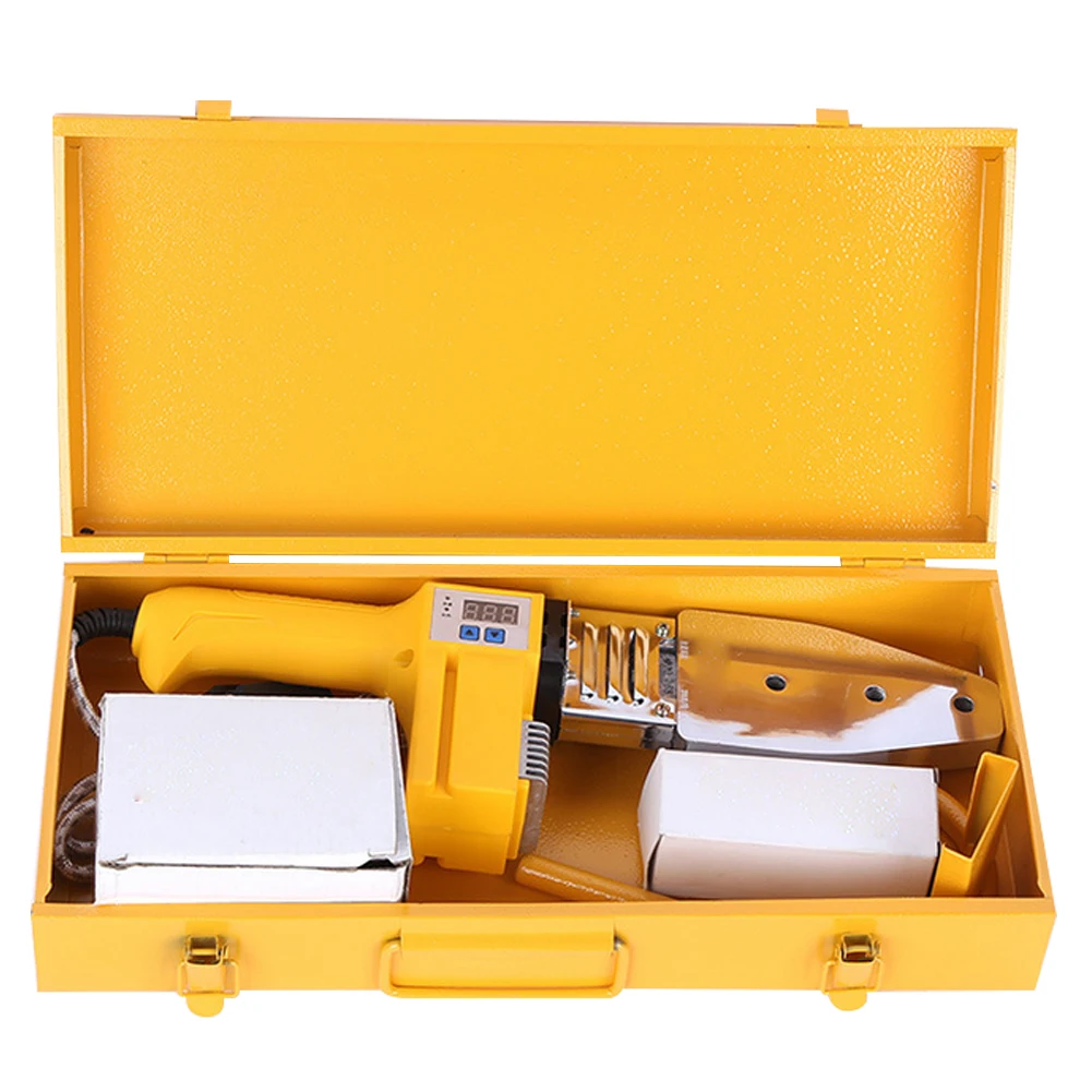 

Pipe Welding Machine Pipe Fusion Welder Handheld Digital Display for PPR PE PP 20-63mm Pipes 220V 1000W Quick Welding Tool