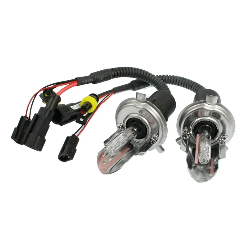 Промо-акция! 2 шт 35W DC 12V 12000K H4 HID ксенон Hi/Lo луч передние фары лампы жгут