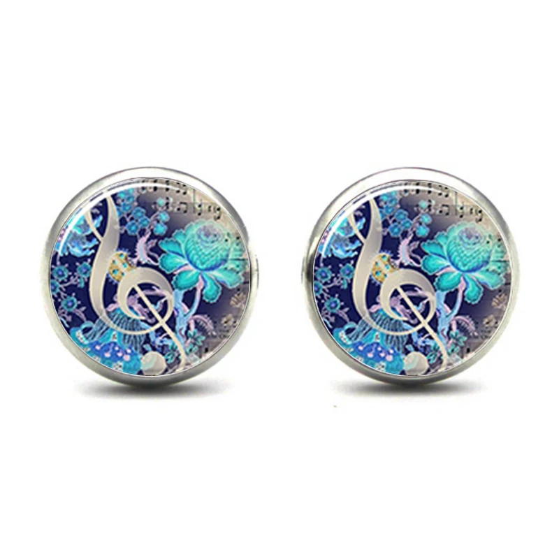 Новинка 2020 серьги гвоздики в виде скрипичного ключа|Серьги-гвоздики| |