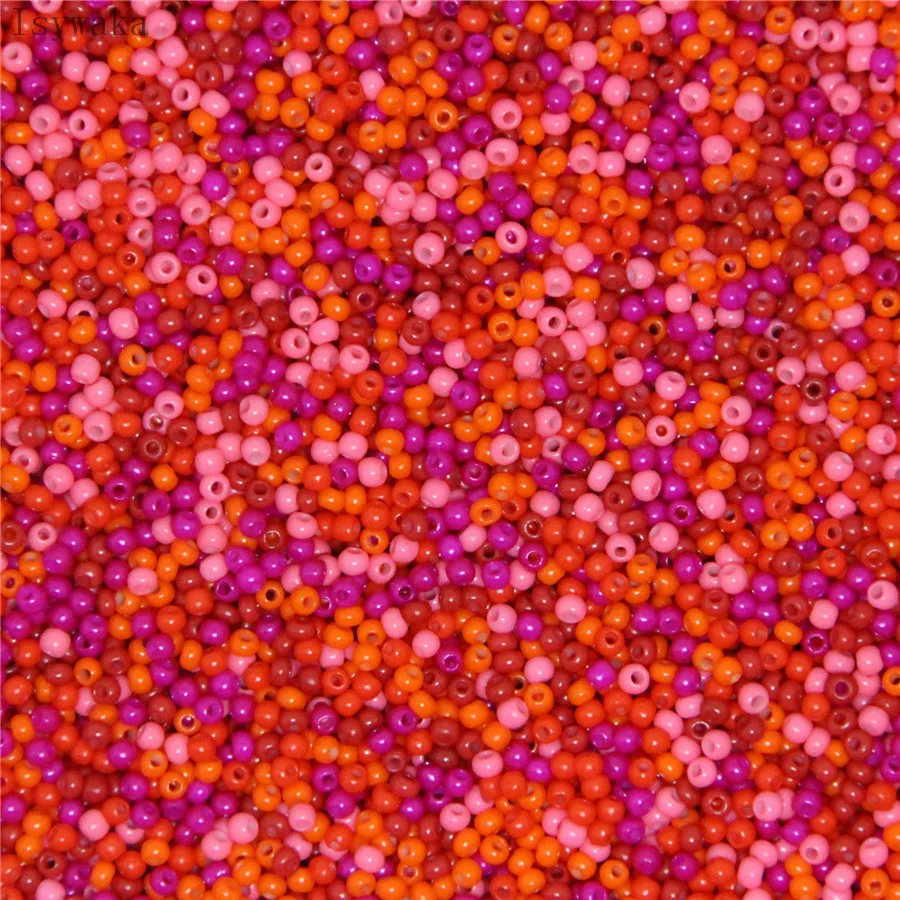 

Бусины круглые для детей, 1,8 мм, с отверстием для бижутерии, 800 шт.