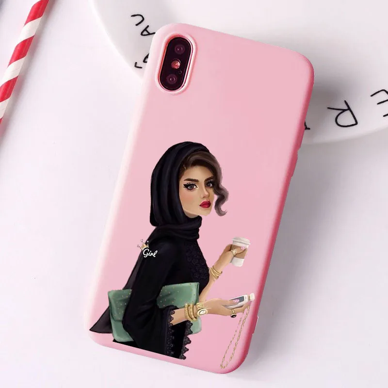 Мусульманский мусульманский хиджаб с глазами для девочек и женщин розовый