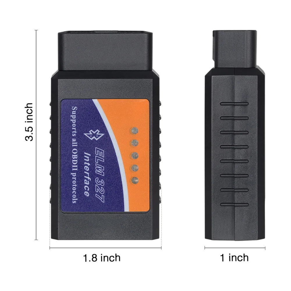 2021 ELM327 Bluetooth V2.1 адаптер fot Android Torque Elm327 OBD2 интерфейс / OBD II автомобильный