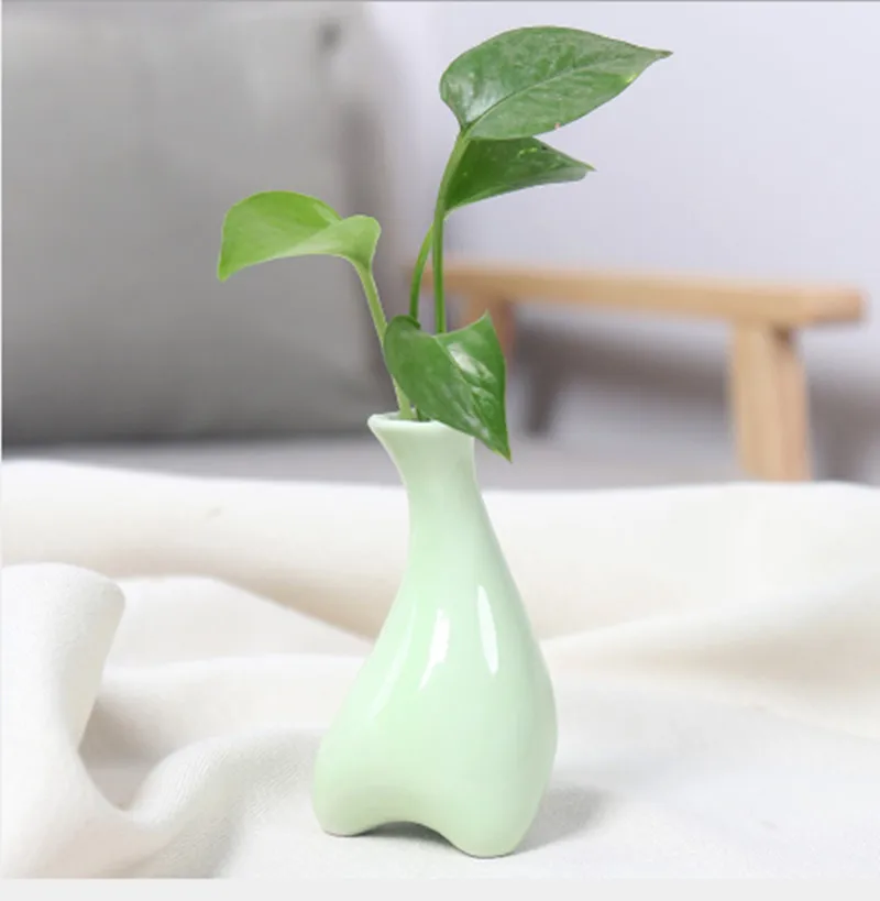 Фарфоровые вазы Керамическая Настольная ваза для цветов бутонов домашнего