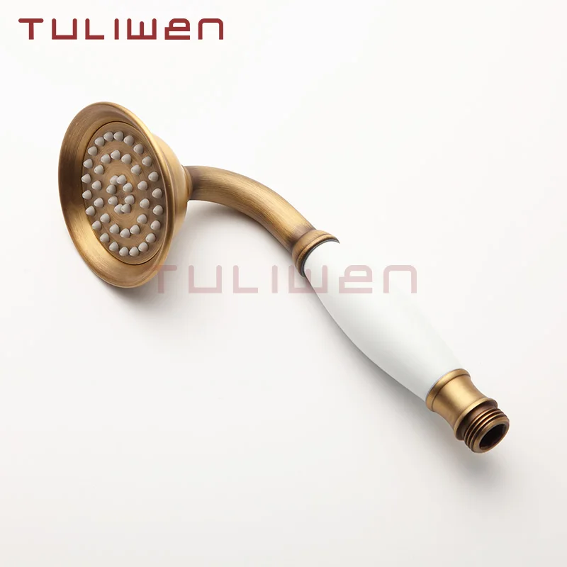 Латунная античная Ручная насадка для душа ванной комнаты смеситель ручная