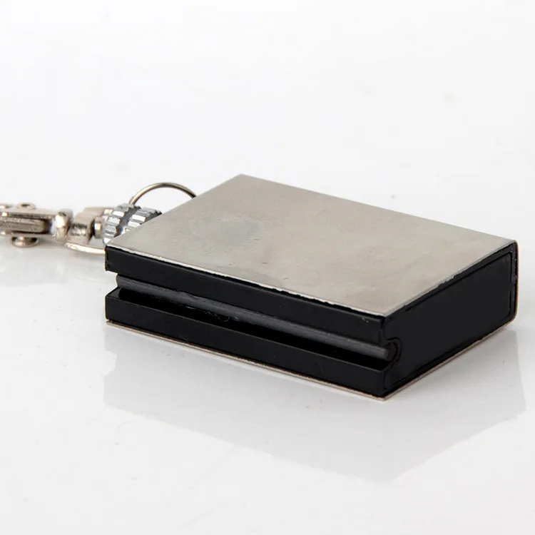 Десять тысяч спичек Новинка необычный квадратный корпус из нержавеющей стали