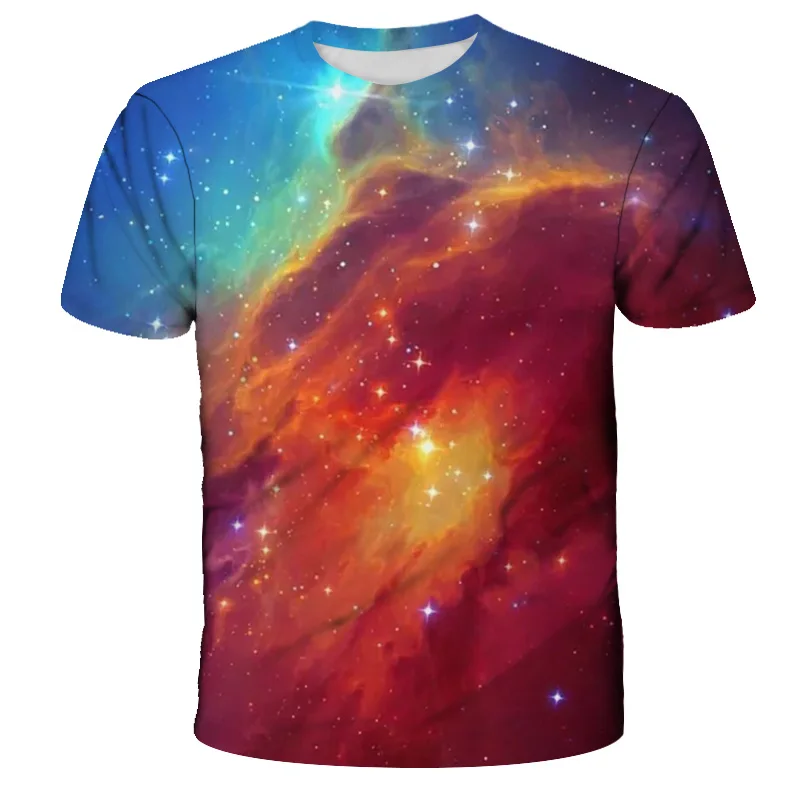 

Cool T-shirt 3D printing children's clothing geometric pattern T-shirt cute boy girl casual comfortable short-sleeved top