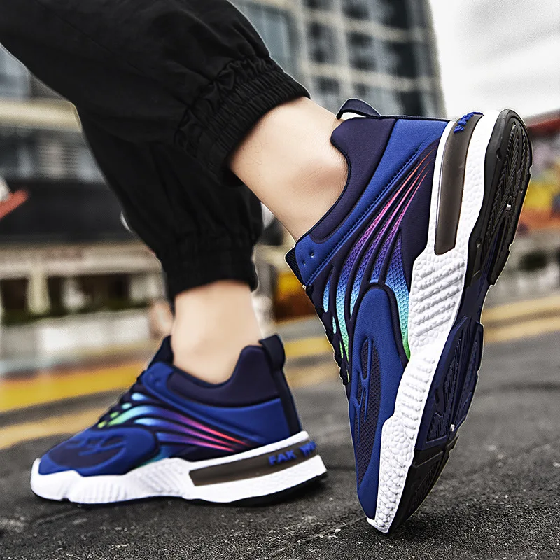 Men's Shoes 2023 New Fashion Male Sneakers Lightweight Casual Running Shoes Shock Absorber Impact Resistance Sports Shoes