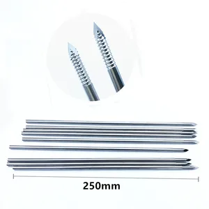 10 шт. 0,8 мм-6,0x250 мм длинные из нержавеющей стали с частичной резьбой Kirschner провода инструменты