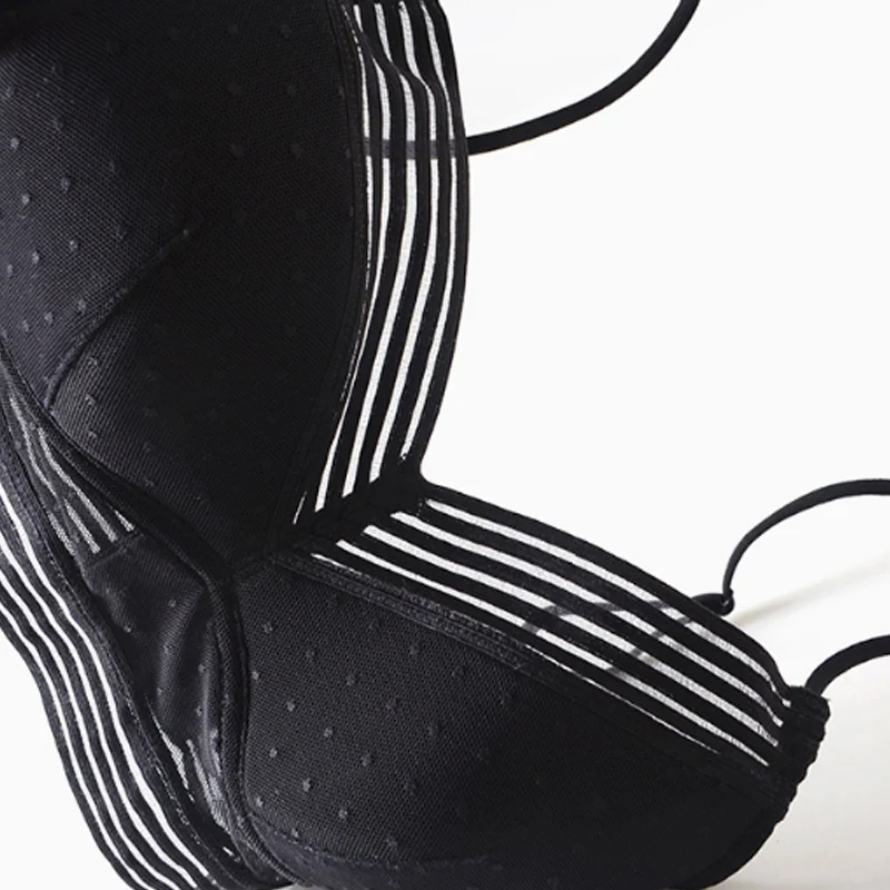 Удобный мягкий эластичный фиолетовый Новый черный пикантный бюстье укороченный