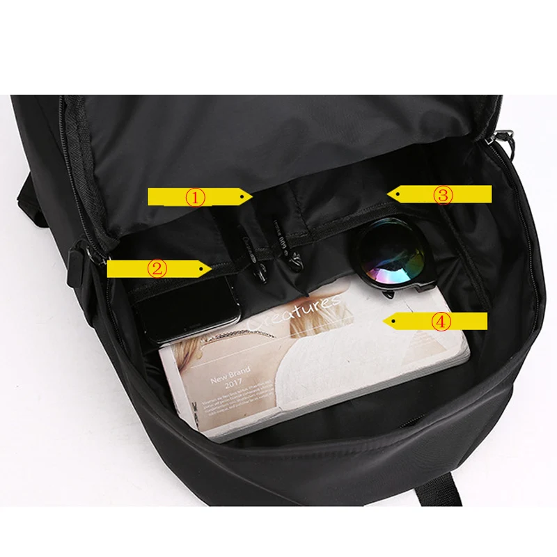 Модный рюкзак для женщин студентов сумки на плечо розовый черные школьные