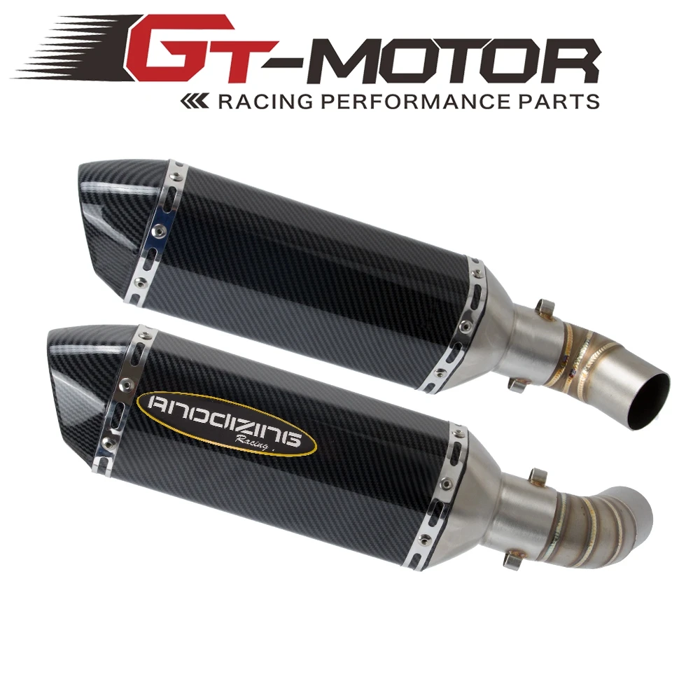 Выхлопная система мотоцикла скольжения на средней трубы звено для DUCATI 696 Monster