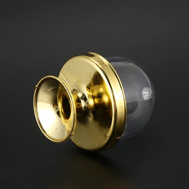 12x мини торт стенд кекс коробка Свадебная вечеринка пластиковые конфеты золото |