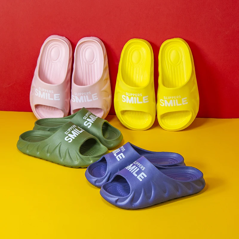 

Children's Slippers Summer Pinkycolor Cute Beach Shoes For Boys Girls Waterproof Antiskid Bathroom Kids Slippers Soft Baby Shoe