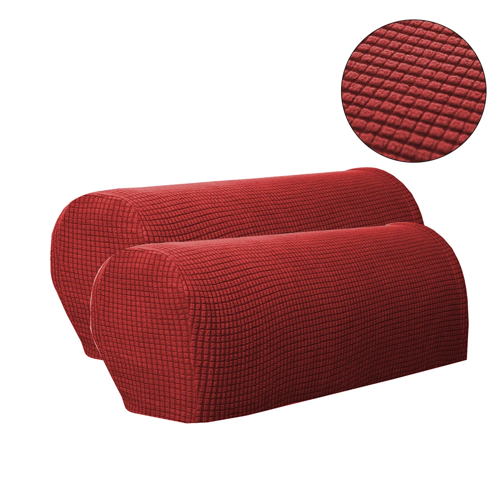 2 шт. флисовый чехол для подлокотника ткань стрейч текстиль пылезащитный диван