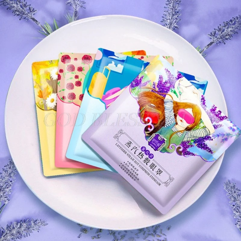 10 шт. Горячая Массажная Паровая маска для глаз согревающая снятия усталости